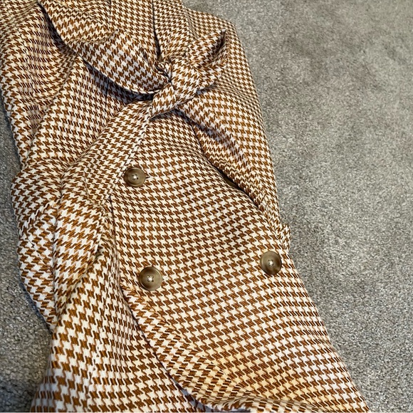 MINKPINK Kennedy Longline Blazer mini dress In Tan/white In Beige mrsp$161 - Picture 6 of 7